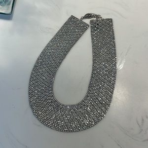 Stunning rhinestone collar necklace